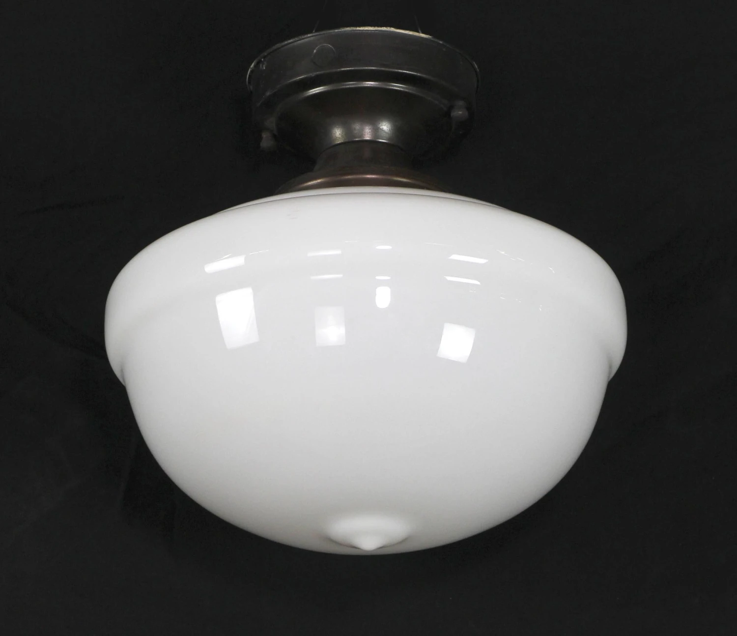 Antique Schoolhouse Glass 12 In. Flush Mount Light 4 Antique Schoolhouse Glass 12 In. Flush Mount Light - Image 2