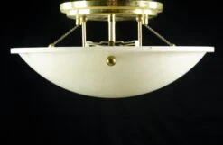 Modern Round White Cast Glass Polished Brass Flush Mount Light 10 Modern Round White Cast Glass Polished Brass Flush Mount Light -OGT Sale Store flush semi flush mounts q282540