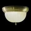 Traditional 14 In. White Dome Glass & Brass Flush Mount Ceiling Light 2 Traditional 14 In. White Dome Glass & Brass Flush Mount Ceiling Light -OGT Sale Store flush semi flush mounts traditional 14 in white dome glass brass flush mount ceiling light q282555
