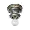 Vintage 5.5 In. Exposed Single Bulb Steel Flush Mount Light 2 Vintage 5.5 In. Exposed Single Bulb Steel Flush Mount Light -OGT Sale Store flush semi flush mounts vintage 55 in exposed single bulb steel flush mount light q282769