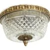 Waldorf Astoria Crystal & Brass Flush Mount Fixture 2 Waldorf Astoria Crystal & Brass Flush Mount Fixture -OGT Sale Store flush semi flush mounts waldorf astoria crystal brass flush mount fixture wan261597