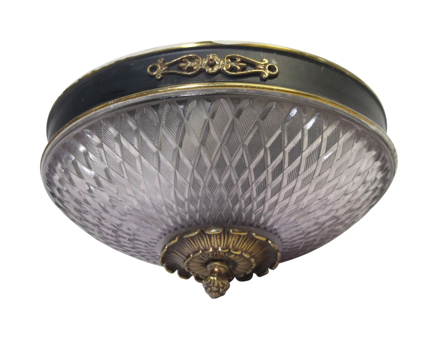 Waldorf Astoria Cut Glass Empire Flush Mount Light 3 Waldorf Astoria Cut Glass Empire Flush Mount Light