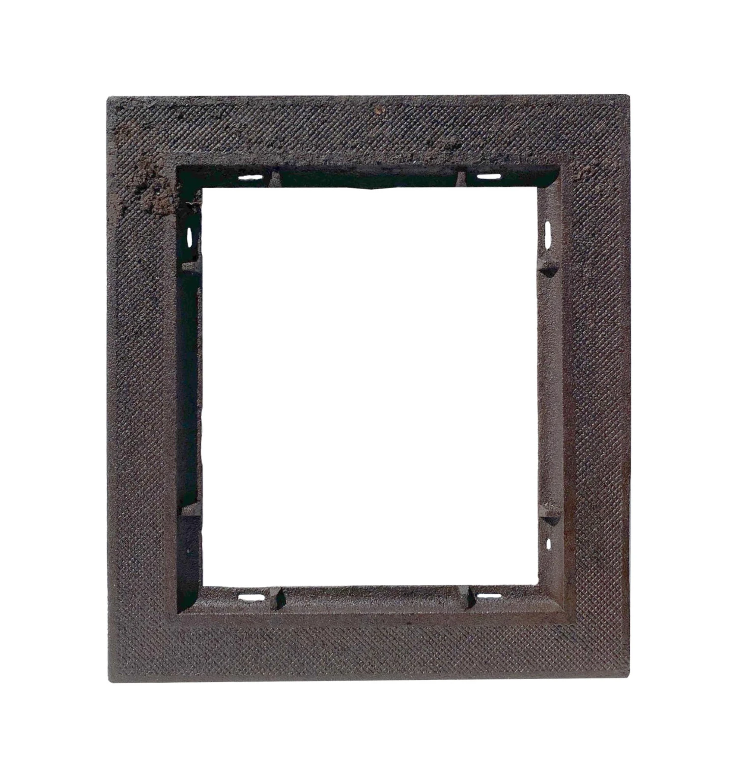 1890s Victorian Cast Iron Picture Mirror Frame 18.5 X 16 3 1890s Victorian Cast Iron Picture Mirror Frame 18.5 X 16
