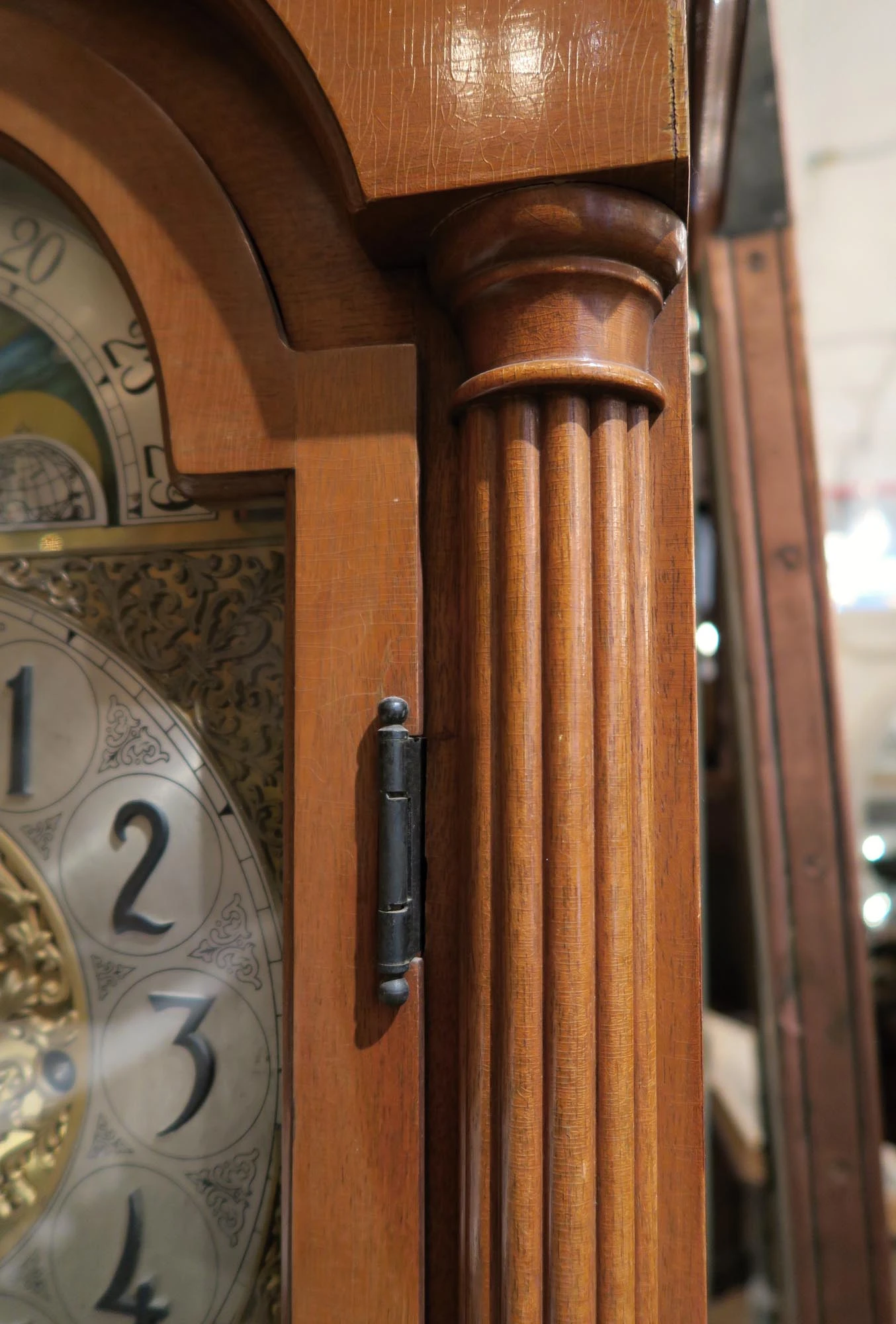 1950s Herschede Whittier Model #217 Grandfather Clock 11 1950s Herschede Whittier Model #217 Grandfather Clock - Image 9