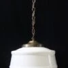 Antique White 14 In. Milk Glass Schoolhouse Pendant Light 1 Antique White 14 In. Milk Glass Schoolhouse Pendant Light -OGT Sale Store globes antique white 14 in milk glass schoolhouse pendant light q272387