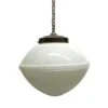 Art Deco 15 In. School House Globe Pendant Light
