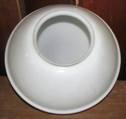 Art Deco School House Light With Original Aluminum Pole Fitter -OGT Sale Store globes for sale l208028