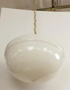 Large White Opal Glass 16 In. Schoolhouse Pendant Light 10 Large White Opal Glass 16 In. Schoolhouse Pendant Light -OGT Sale Store globes for sale p268054