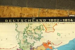 Antique Deutschland Germany Wall School Map 13 Antique Deutschland Germany Wall School Map -OGT Sale Store globes maps for sale m216075