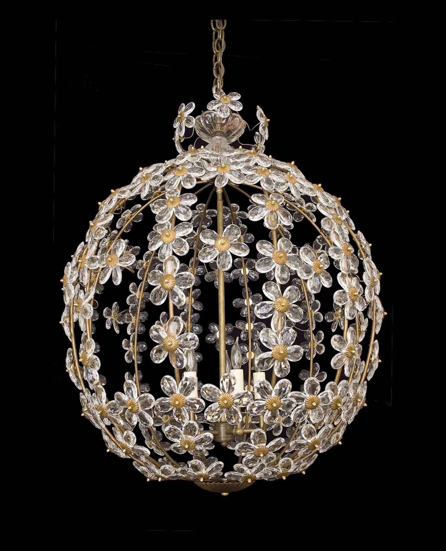 Modern Lily Crystal Bagues Ball Pendant Light 3 Modern Lily Crystal Bagues Ball Pendant Light