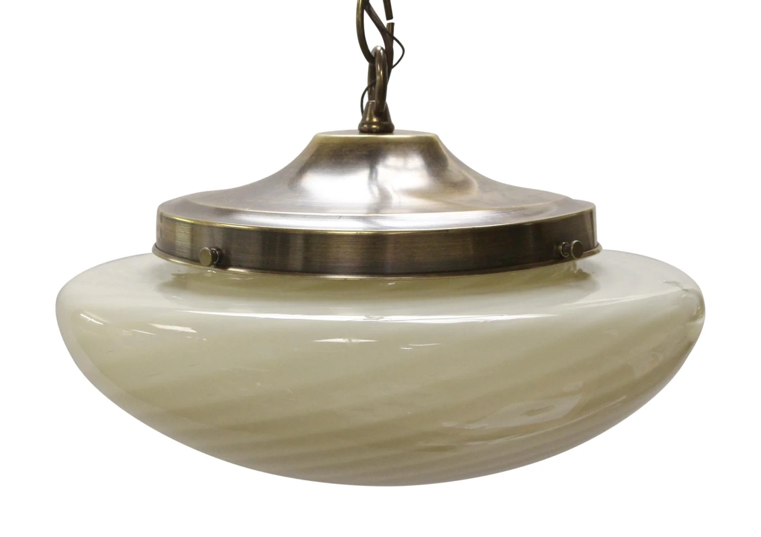 Hand Blown Murano Swirl Glass Pendant Light 4 Hand Blown Murano Swirl Glass Pendant Light - Image 2