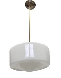 Mid Century Schoolhouse 14 In. Globe Pole Pendant Light 6 Mid Century Schoolhouse 14 In. Globe Pole Pendant Light -OGT Sale Store globes p267851