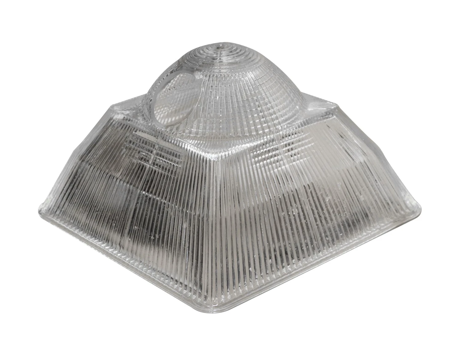 Antique Square Holophane 45 Degree Offset Rimless Shade 3 Antique Square Holophane 45 Degree Offset Rimless Shade