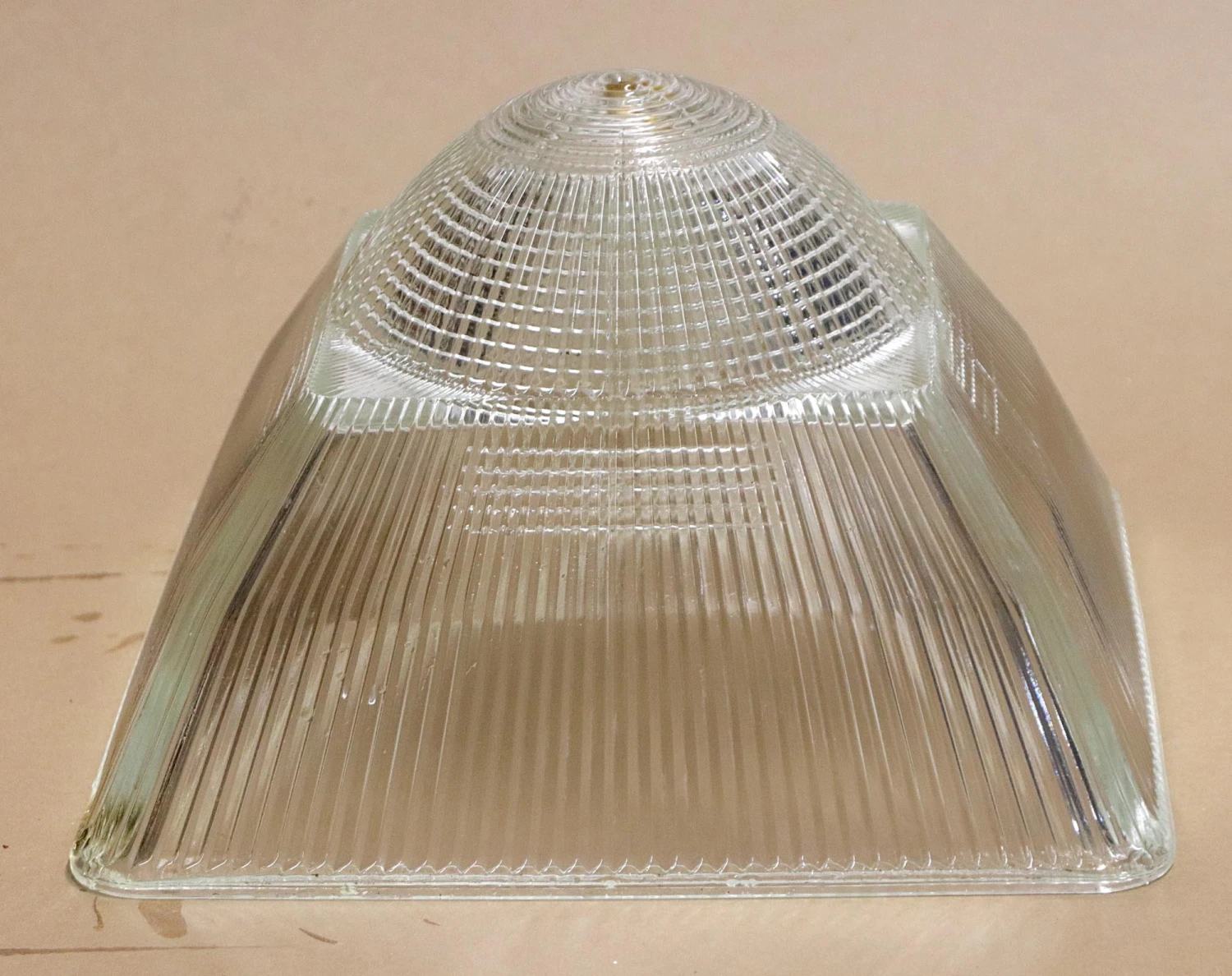 Antique Square Holophane 45 Degree Offset Rimless Shade 5 Antique Square Holophane 45 Degree Offset Rimless Shade - Image 3