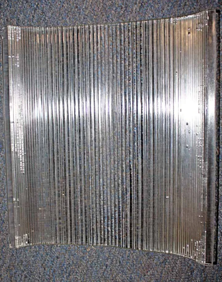 Vintage Clear Glass Fresnels Shade 4 Vintage Clear Glass Fresnels Shade - Image 2