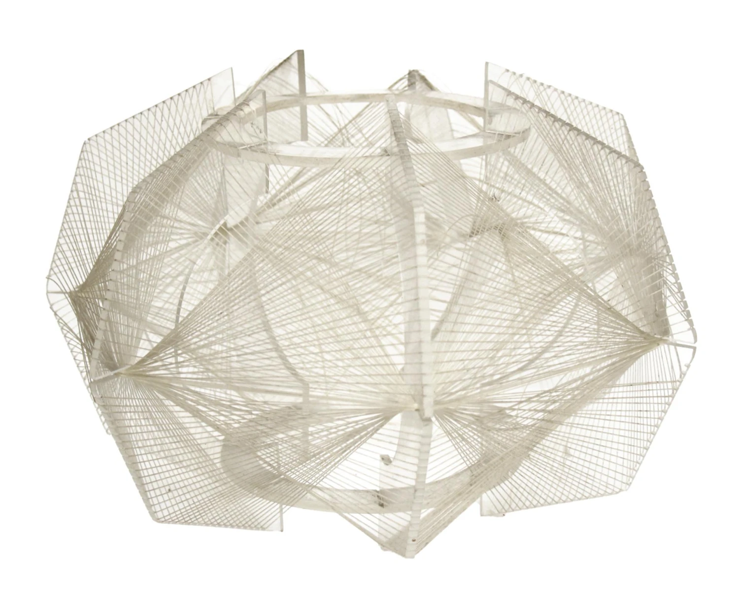Modern Geometric Lucite Light Shade 4 Modern Geometric Lucite Light Shade - Image 2