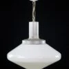 Vintage Mid Century Modern Milk Glass Saucer Pendant Light 1 Vintage Mid Century Modern Milk Glass Saucer Pendant Light -OGT Sale Store globes vintage mid century modern milk glass saucer pendant light q282747