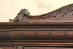 Antique Victorian Curved Glass Front Wood Vitrine 18 Antique Victorian Curved Glass Front Wood Vitrine -OGT Sale Store h137960 05