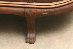 Antique Victorian Curved Glass Front Wood Vitrine 20 Antique Victorian Curved Glass Front Wood Vitrine -OGT Sale Store h137960 07