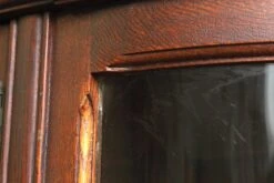 Antique Victorian Curved Glass Front Wood Vitrine 23 Antique Victorian Curved Glass Front Wood Vitrine -OGT Sale Store h137960 10