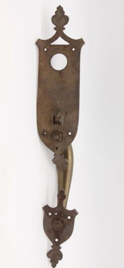 Pair Of 19.5 In. Bronze Arts & Crafts Entry Door Pulls 17 Pair Of 19.5 In. Bronze Arts & Crafts Entry Door Pulls -OGT Sale Store h138519b 08