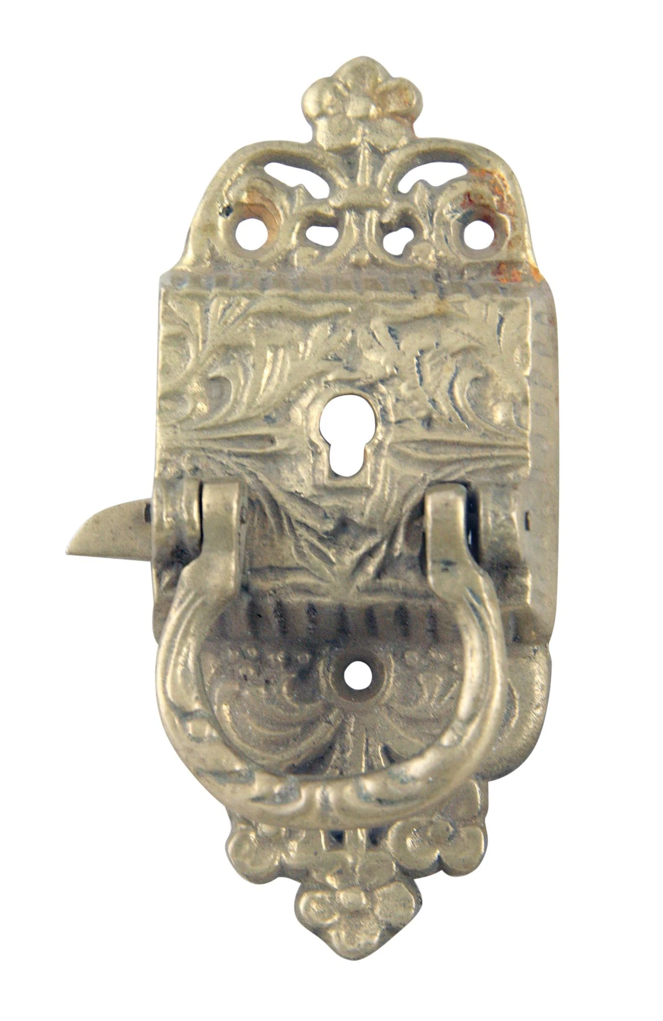 Floral Brass Ice Box Lock 3 Floral Brass Ice Box Lock
