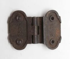 Antique Iron Ornate Ice Box Offset Hinge -OGT Sale Store ice box hardware for sale n232824