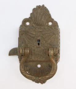 Antique Bronze Art Nouveau Left Ice Box Latch 11 Antique Bronze Art Nouveau Left Ice Box Latch -OGT Sale Store ice box hardware for sale q272911