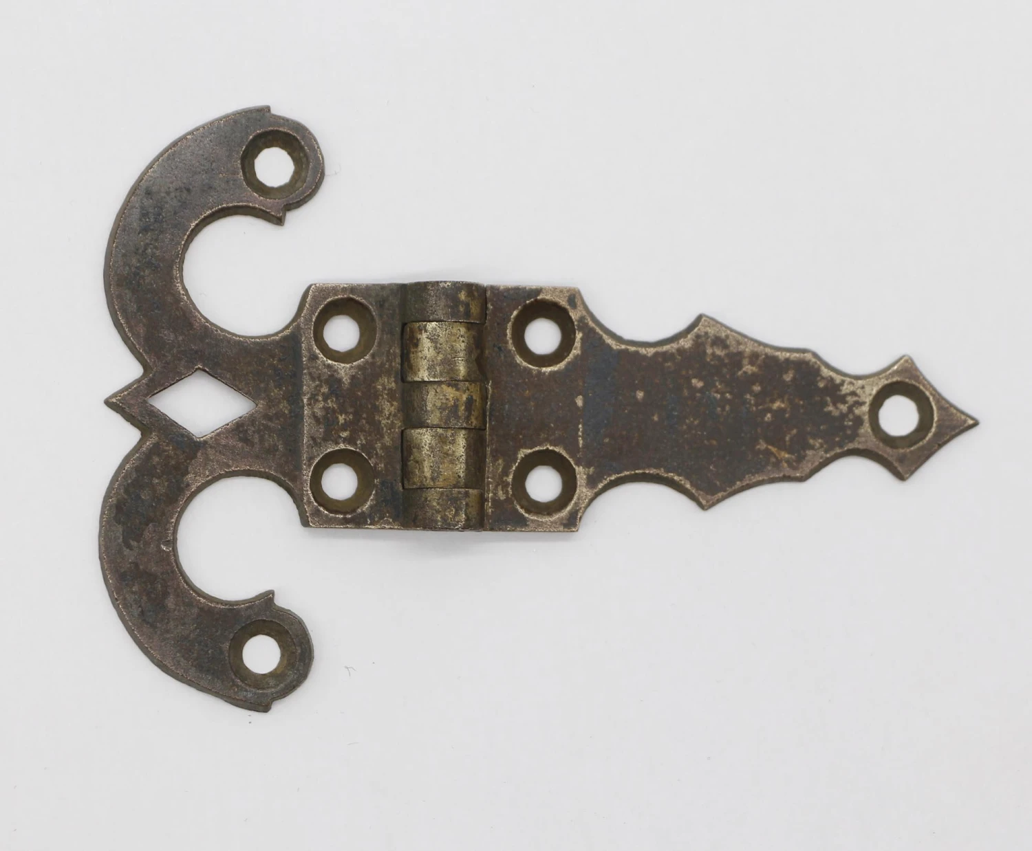 Pair Of Antique 4.75 In. Bronze Ice Box Hinges 5 Pair Of Antique 4.75 In. Bronze Ice Box Hinges - Image 3