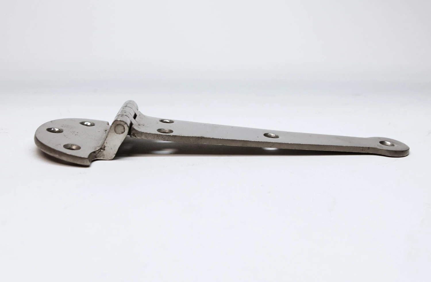 Commercial Nickel Over Brass Offset Ice Box Hinge 4 Commercial Nickel Over Brass Offset Ice Box Hinge - Image 2