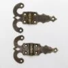 Pair Of Antique 4.75 In. Bronze Ice Box Hinges 1 Pair Of Antique 4.75 In. Bronze Ice Box Hinges -OGT Sale Store ice box hardware pair of antique 475 in bronze ice box hinges q280209