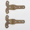 Pair Of Antique 6 In. Brass Ice Box Door Hinges -OGT Sale Store ice box hardware pair of antique 6 in brass ice box door hinges q287644