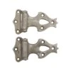 Pair Of Antique Nickel Plated Brass Ice Box Hinges 1 Pair Of Antique Nickel Plated Brass Ice Box Hinges -OGT Sale Store ice box hardware pair of antique nickel plated brass ice box hinges q273829