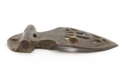 Antique 3.875 In. Art Nouveau Nickeled Bronze Offset Ice Box Hinge -OGT Sale Store ice box hardware q286947