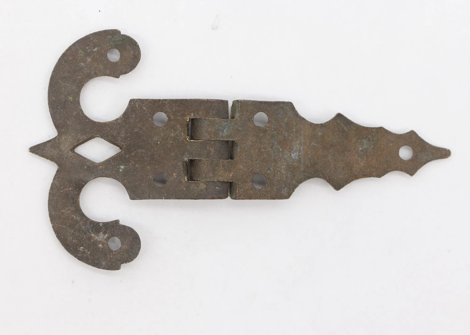 Antique 5.875 In. Brass Ice Box Hinge 4 Antique 5.875 In. Brass Ice Box Hinge - Image 2