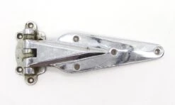 Vintage 13 In. Chrome Brass Ice Box Door Hinge