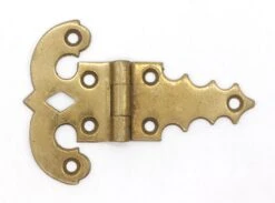 Vintage 4.625 In. Brass Ice Box Hinge