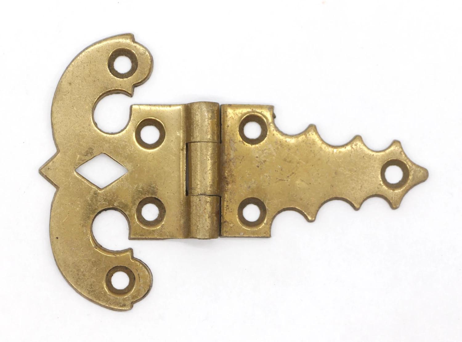 Vintage 4.625 In. Brass Ice Box Hinge 3 Vintage 4.625 In. Brass Ice Box Hinge