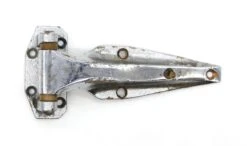 Vintage 7.875 In. Keil Chrome Over Brass Ice Box Hinge