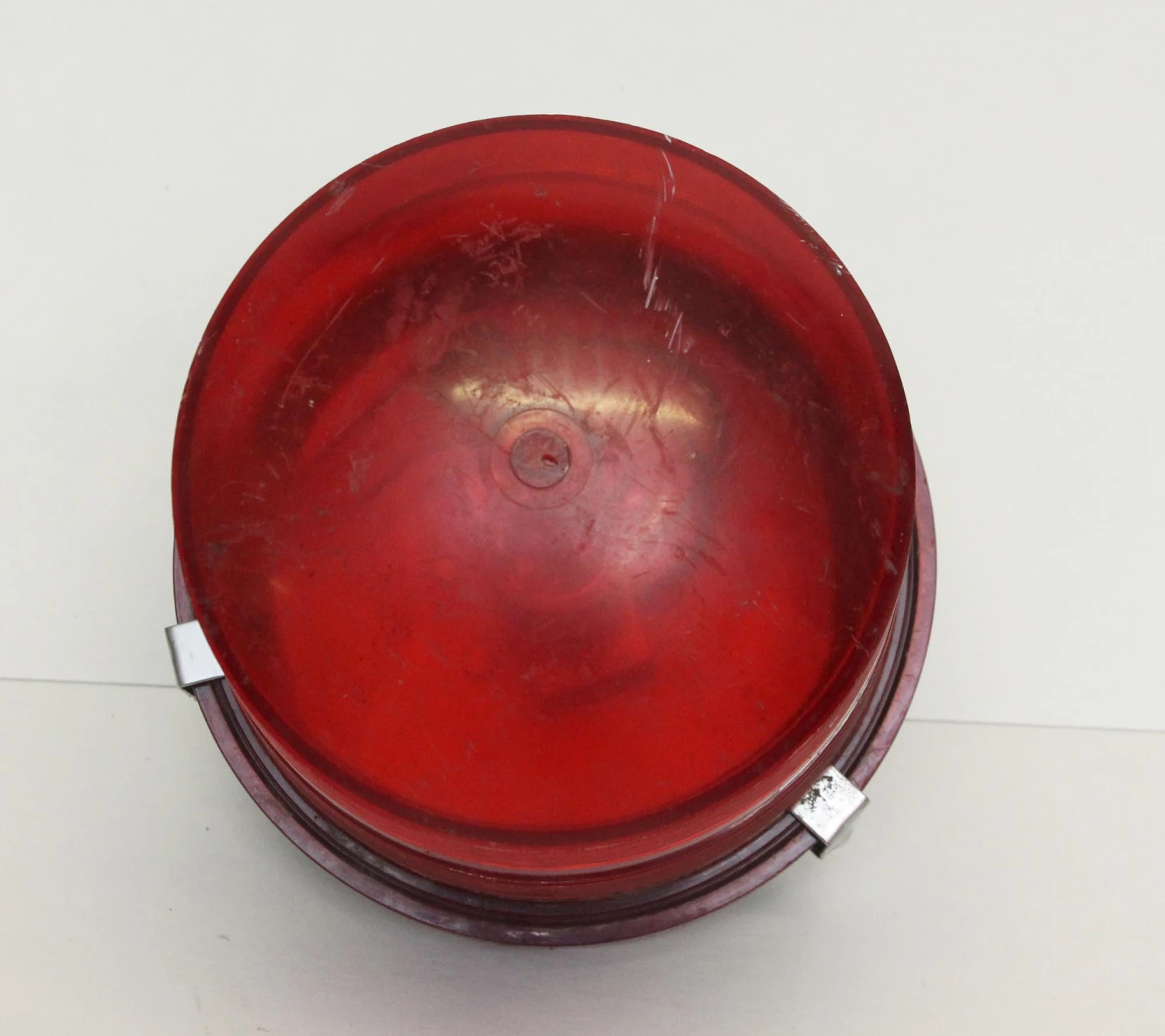 European Vintage Red Industrial Wall Mount Alarm Signal Light 4 European Vintage Red Industrial Wall Mount Alarm Signal Light - Image 2