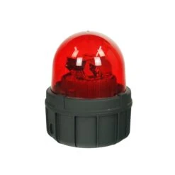 Commander LED Black Body Red Lens Rotating Warning Beacons