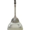 Crouse Hinds Industrial Pendant Light With Holophane Glass