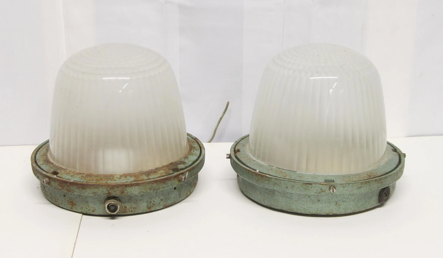 Vintage Industrial Flush Mount Light 5 Vintage Industrial Flush Mount Light - Image 3