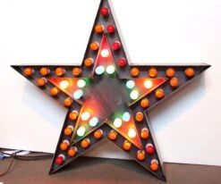 Custom Made Multi Speed Black Blinking Metal Star Light -OGT Sale Store industrial commercial for sale l199070