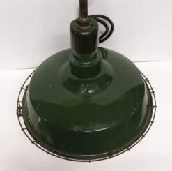Industrial Green Caged 20 In. Pendant Light 9 Industrial Green Caged 20 In. Pendant Light -OGT Sale Store industrial commercial for sale n239785