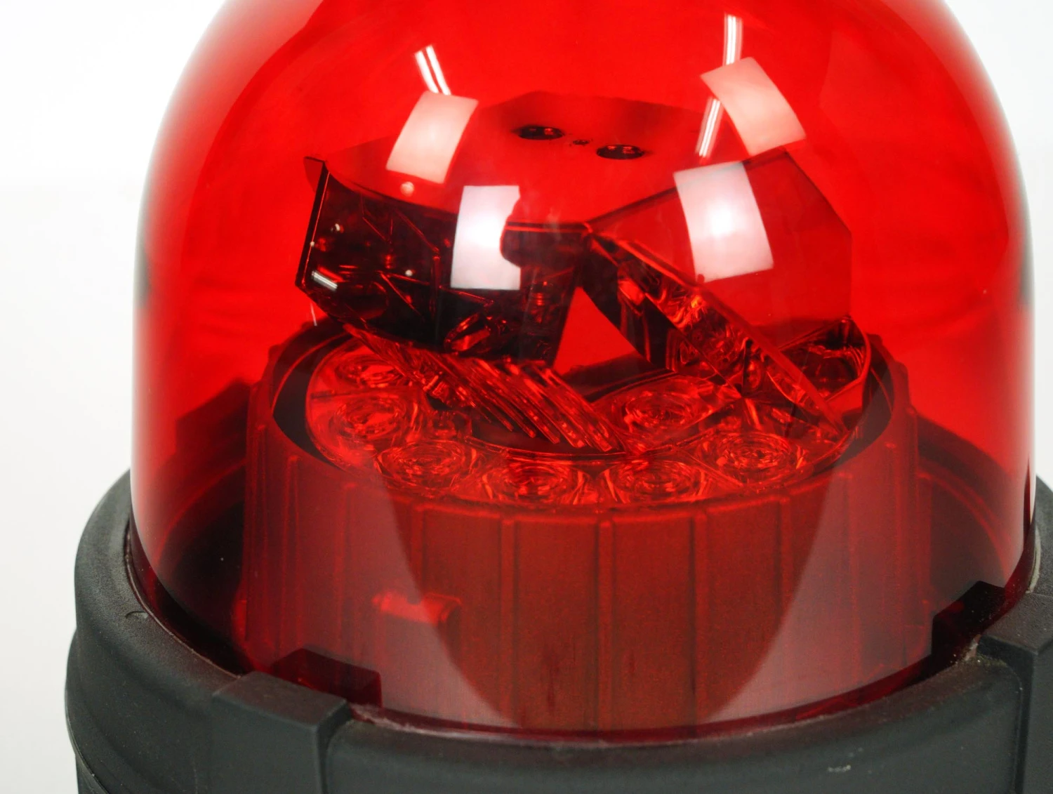 Commander LED Black Body Red Lens Rotating Warning Beacons 5 Commander LED Black Body Red Lens Rotating Warning Beacons - Image 3