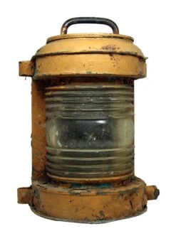Old Perko Orange Marine Lantern