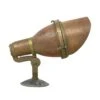 Reclaimed Mountable Copper & Brass Blue Lens Theater Spotlight