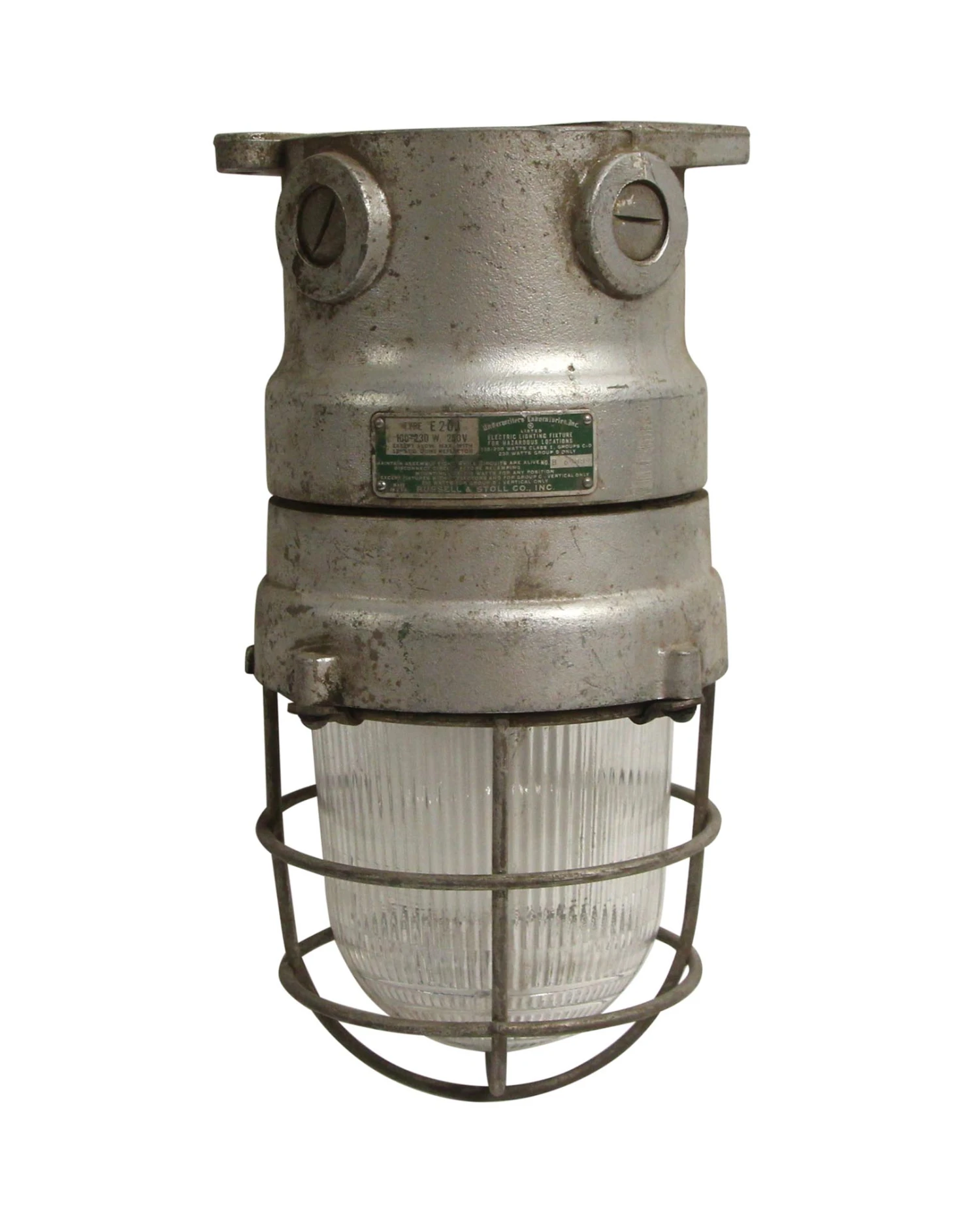Reclaimed Russell & Stoll Co Industrial Ceiling Light 3 Reclaimed Russell & Stoll Co Industrial Ceiling Light