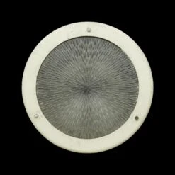 The Plaza Hotel Steel & Glass 16 In. Industrial Recessed Ceiling Light